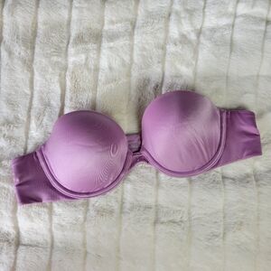 VICTORIA'S SECRET // lilac biofit padded strapless bra